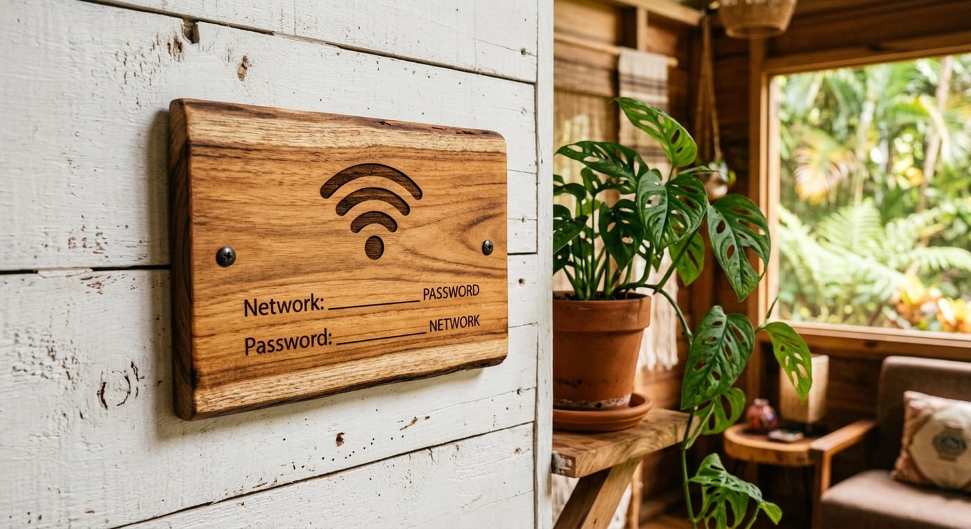 El wifi, donde el huésped lo busca